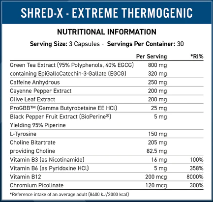 Shred X - 90 капс